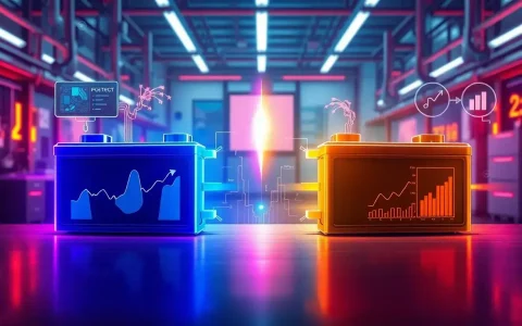 How does the power-to-energy ratio affect the performance of a battery system