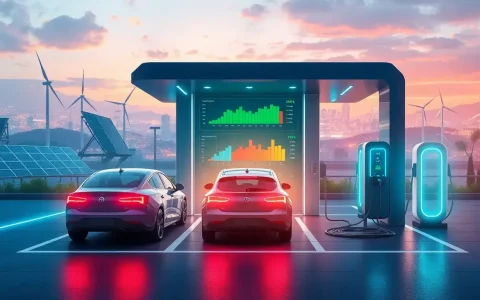 How does the power-to-energy ratio influence the performance of electric vehicle charging systems