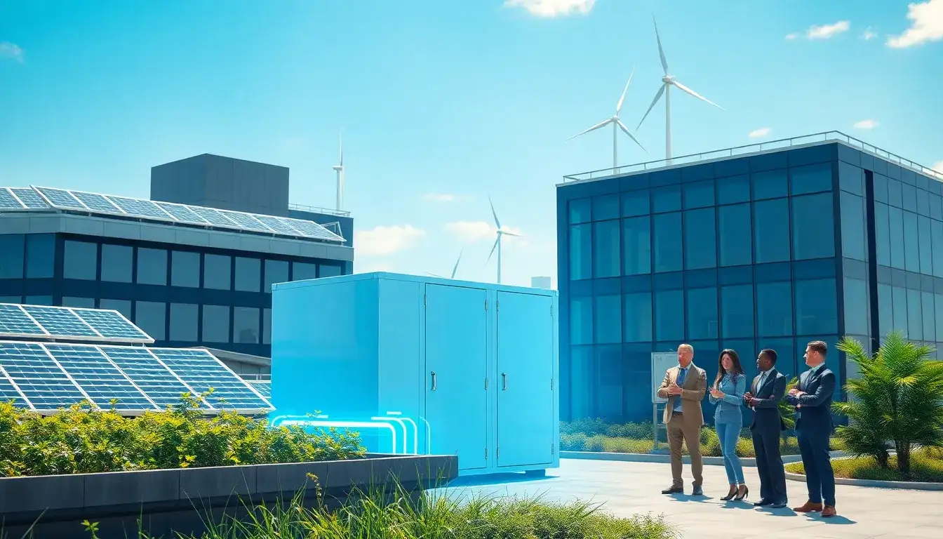 How do commercial battery storage systems enhance energy resilience for businesses