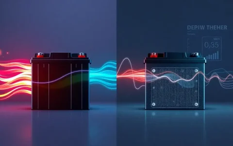 How does the depth of discharge impact the performance of deep cycle batteries
