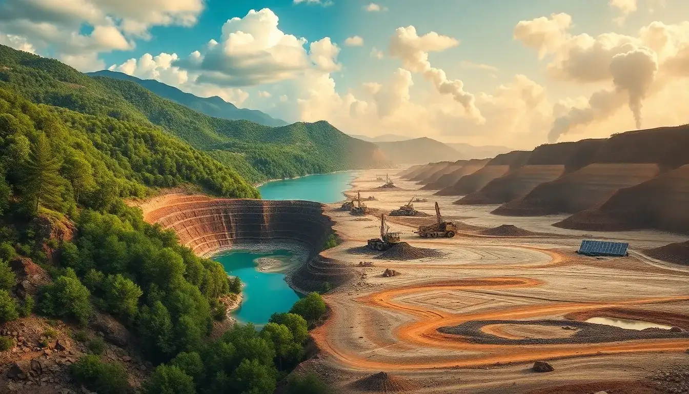 What are the environmental impacts of mining materials for battery production