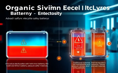 How do organosilicon electrolyte batteries improve safety compared to traditional lithium-ion batteries