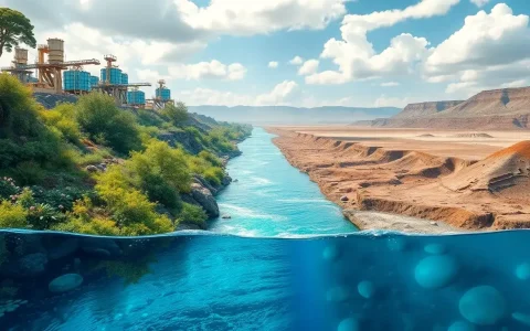 How does the water usage in lithium mining affect local ecosystems