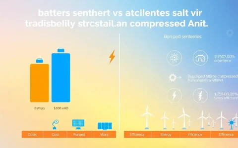 How do batteries compare to traditional energy storage methods in terms of cost and efficiency