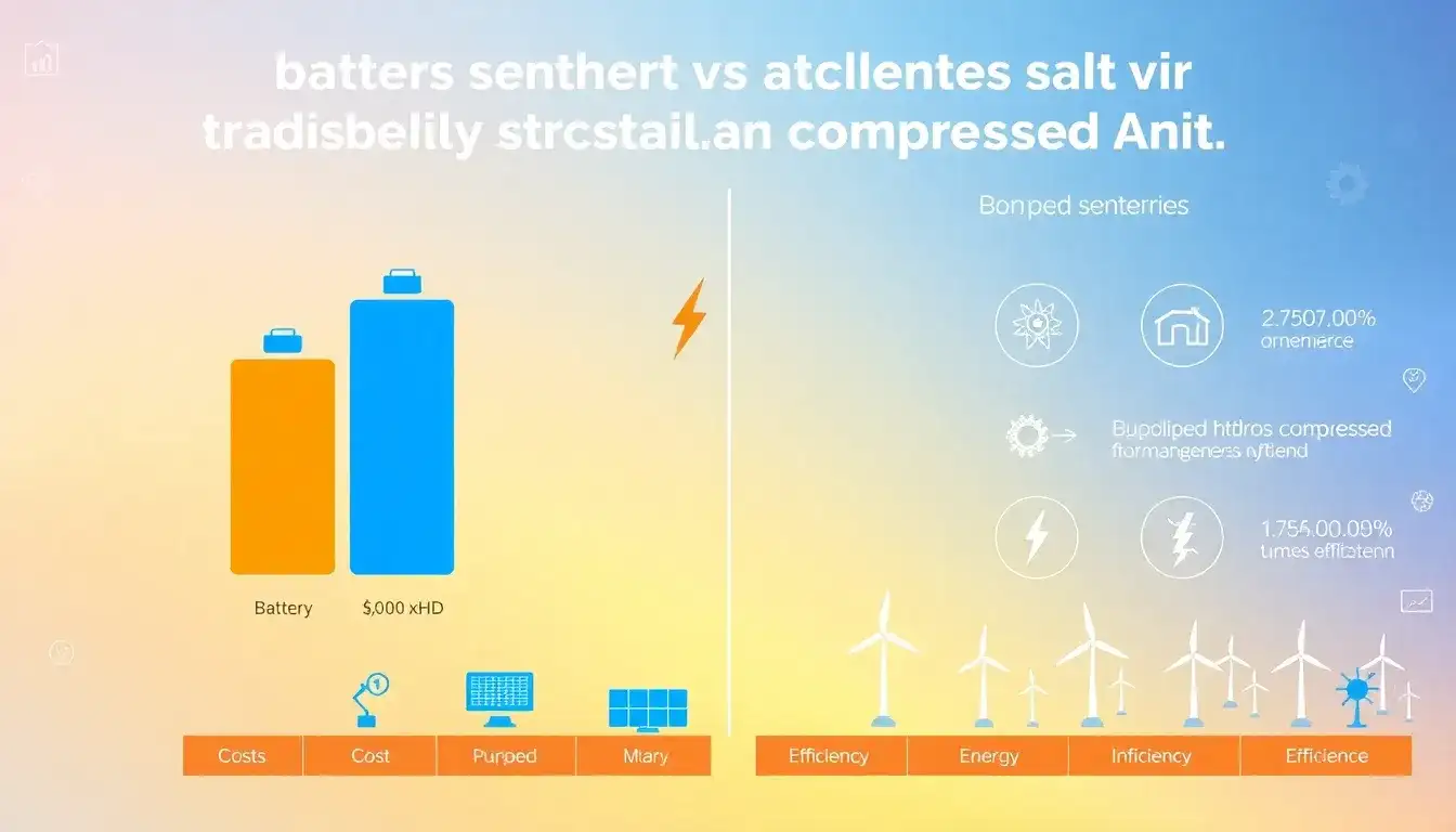 How do batteries compare to traditional energy storage methods in terms of cost and efficiency