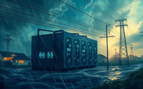 How do BESS systems enhance grid resilience during extreme weather events