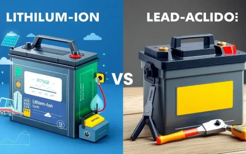 Are there any significant maintenance differences between lithium-ion and lead-acid batteries
