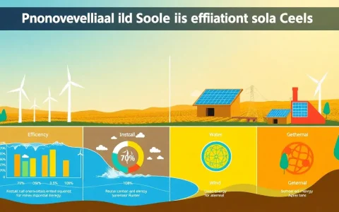 How does the efficiency of photovoltaic cells compare to other renewable energy sources