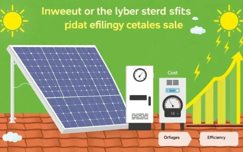 How does inverter efficiency impact the overall cost of solar energy systems