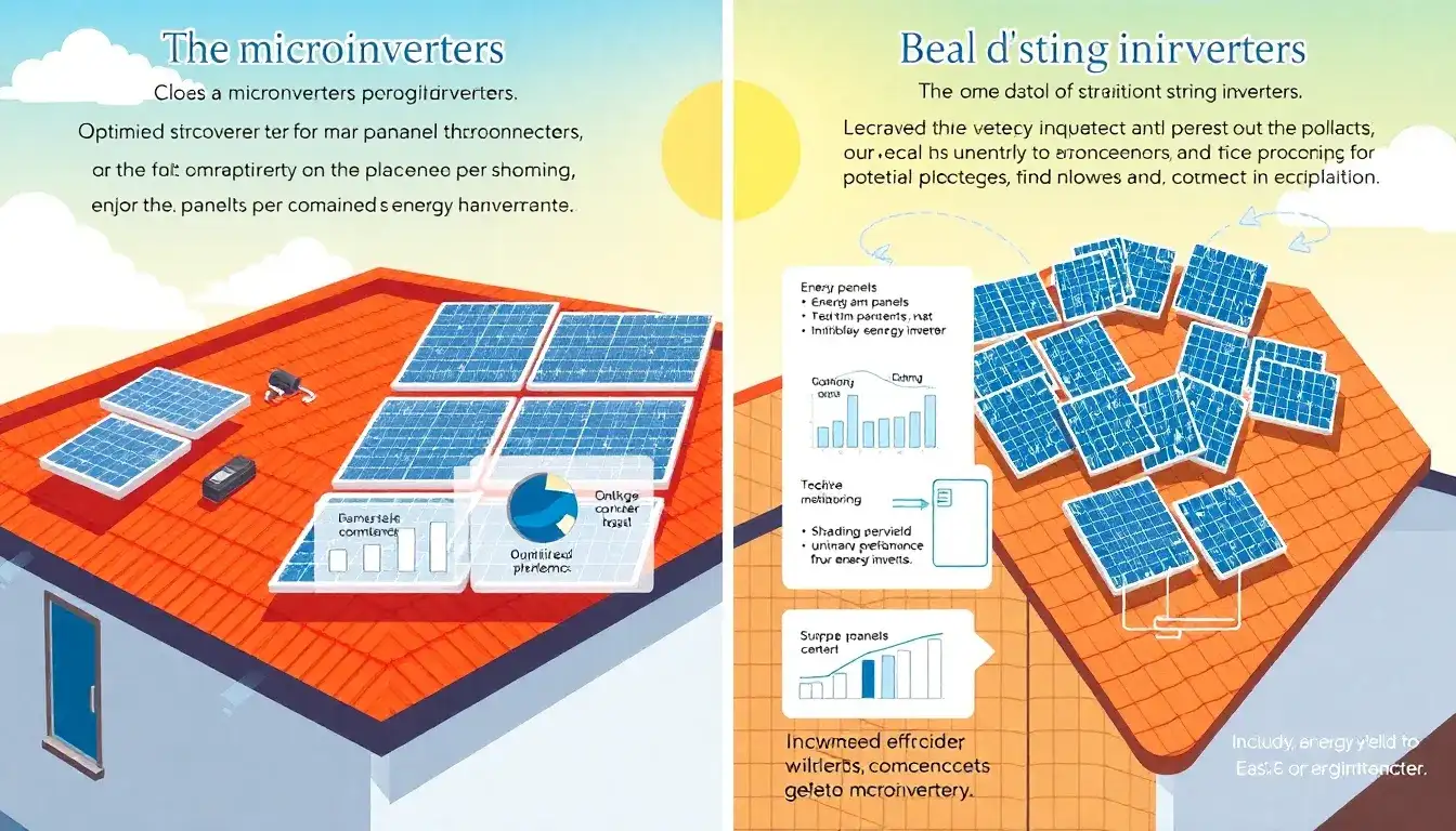 What are the benefits of using microinverters over traditional string inverters