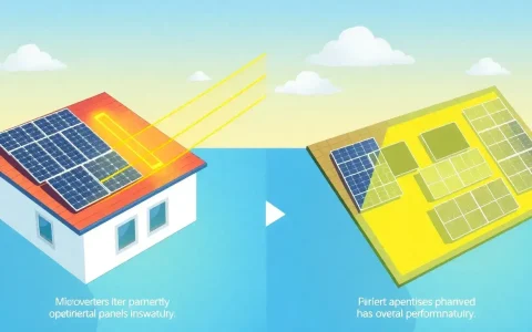 How do microinverters handle shading issues compared to string inverters