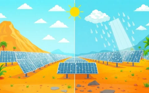 How does humidity affect solar panel efficiency