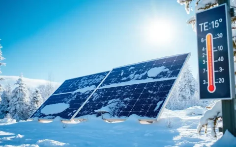 How do solar panels perform in extremely cold temperatures