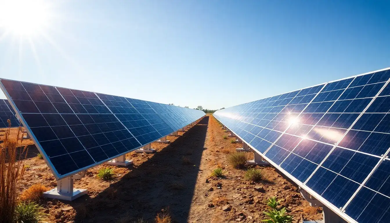 How do bifacial solar panels improve efficiency in hot weather