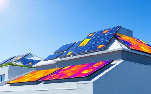 Are there specific roofing materials that can reduce solar panel temperatures
