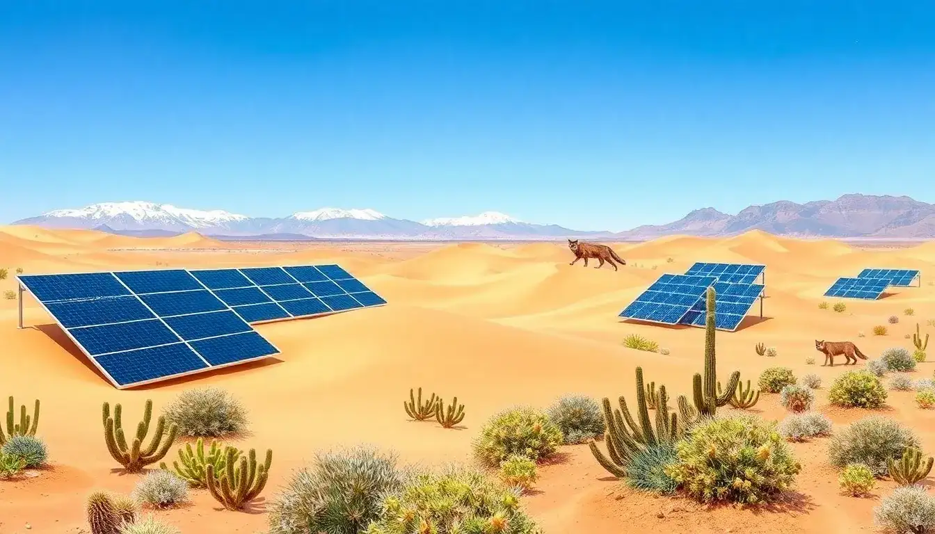 What are the environmental benefits of using thin-film solar panels in regions with extreme temperatures