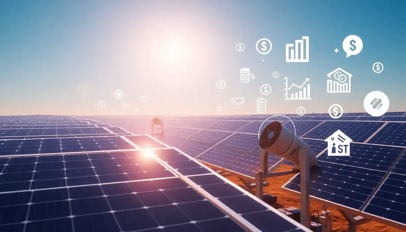 What are the costs associated with cooling solar panels