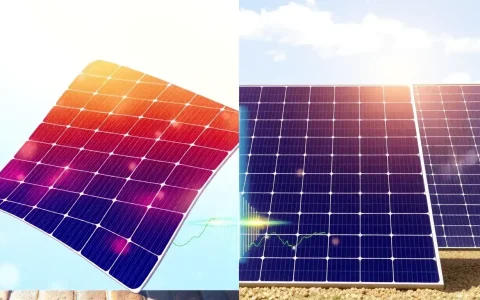 How does the efficiency of perovskite solar cells compare to that of traditional silicon cells