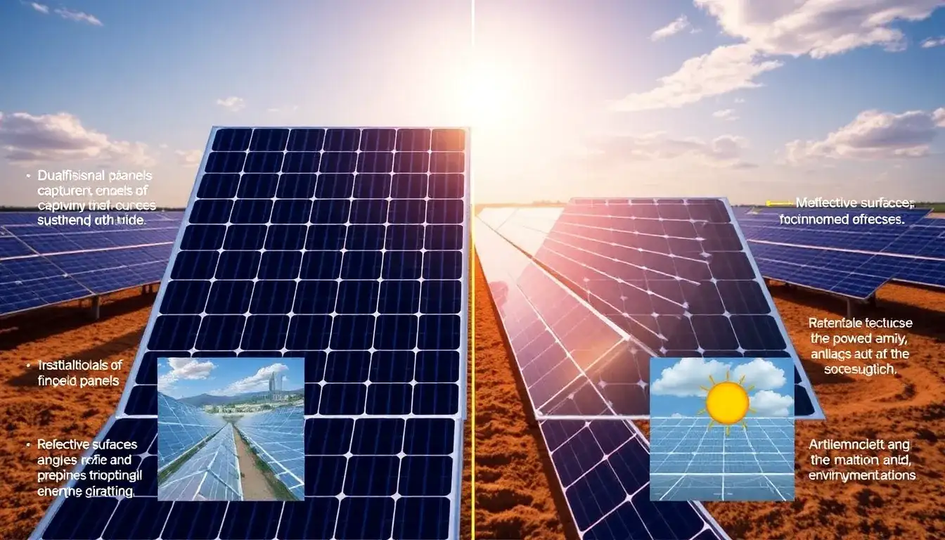 What are the main design challenges specific to bifacial solar panels