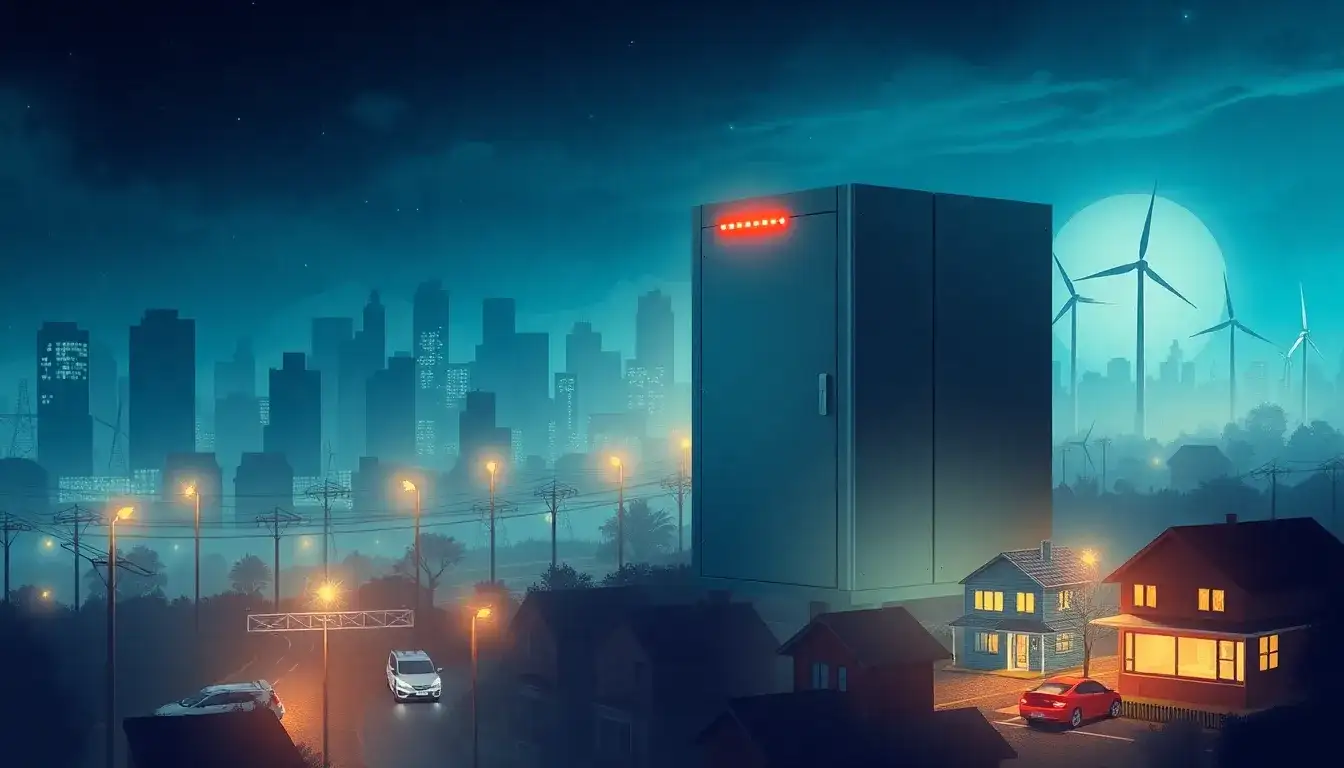 How do energy storage systems provide backup power during outages