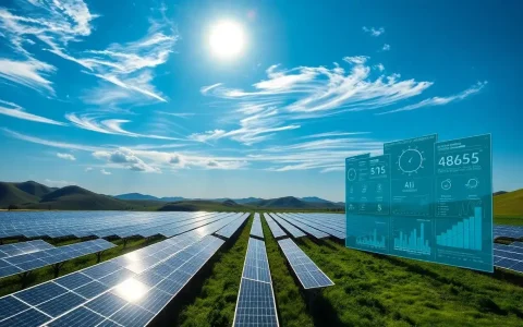 How does AI predict weather patterns to optimize solar energy output