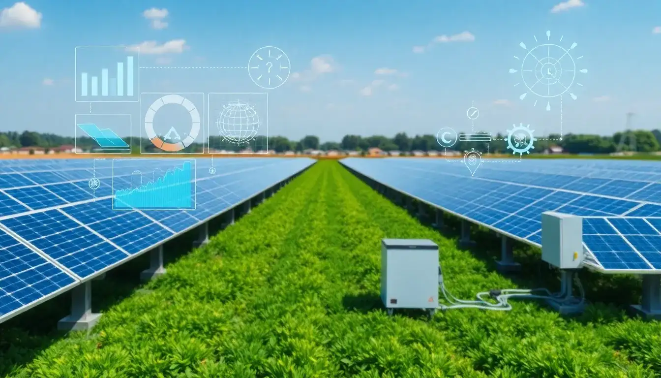 How does AI-driven predictive maintenance work in solar energy