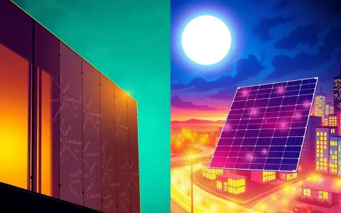 How do thermochromic photovoltaic glass and night solar panels work