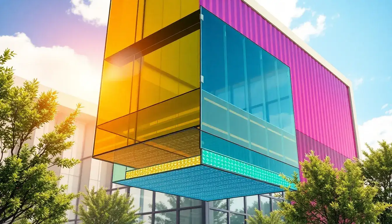 How do thermochromic photovoltaic glass panels work