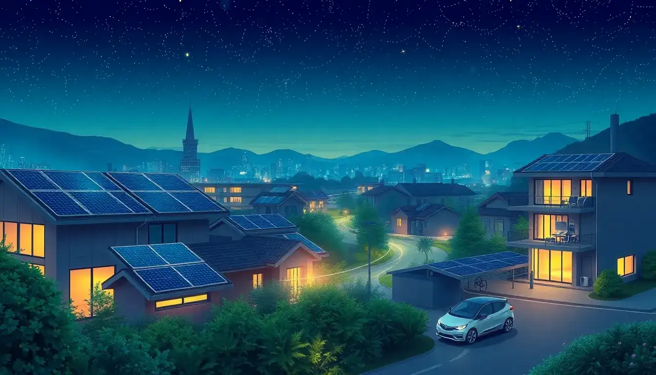 What are the benefits of using night solar panels