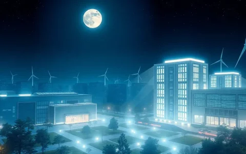How does radiative cooling contribute to nighttime energy generation