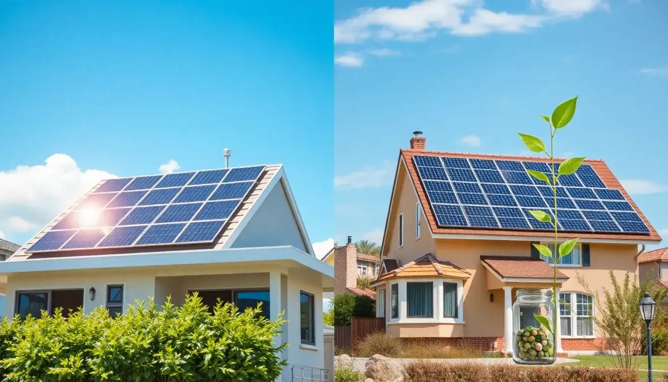 What are the long-term savings of high-efficiency solar panels compared to lower-efficiency ones
