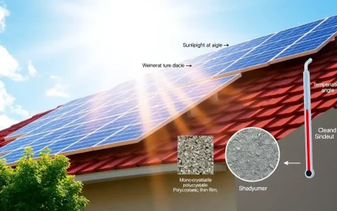 What are the main factors that influence the efficiency of solar panels