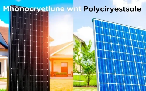 What are the main differences between monocrystalline and polycrystalline solar panels