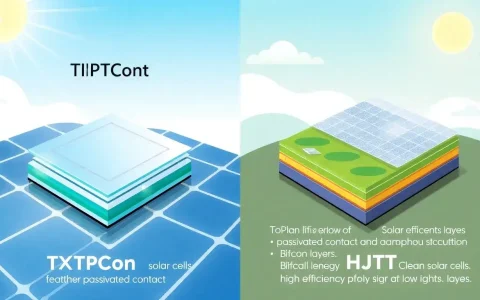 What are the key differences between TOPCon and HJT solar cells