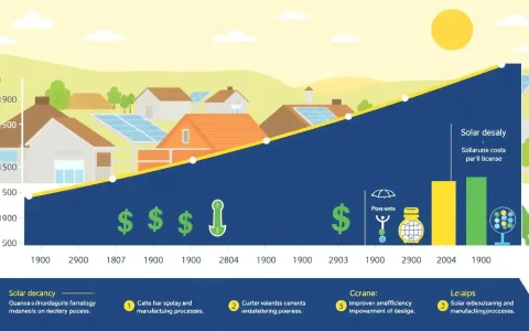 How has the cost of solar panels changed over the past decade