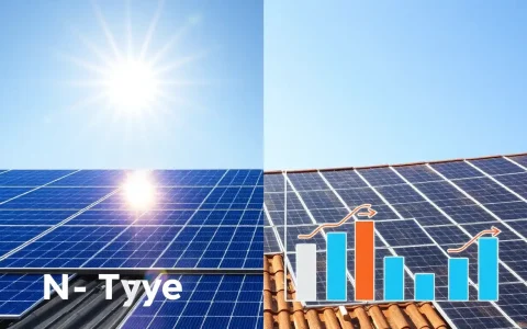 How do N-type solar panels compare to traditional P-type panels in terms of efficiency