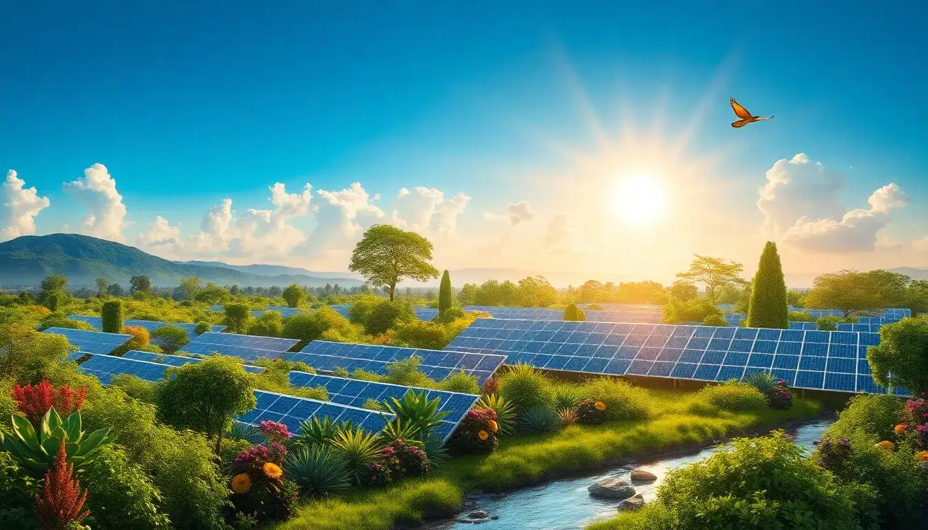 What are the main environmental benefits of using N-type solar panels