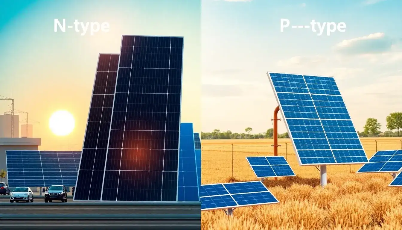 Are N-type solar panels more expensive than P-type panels