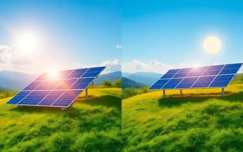 How does the angle of solar panels affect their efficiency