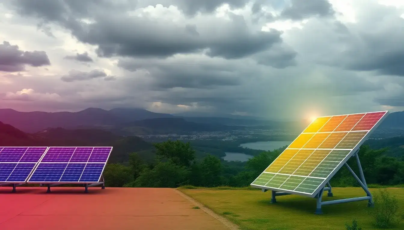 Can adjusting the tilt of solar panels help in regions with high cloud cover