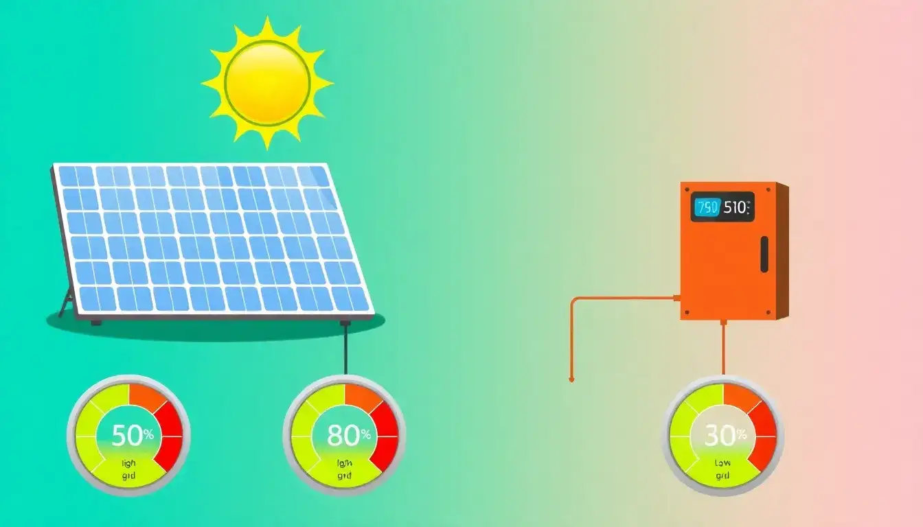 What is the impact of inverter efficiency on overall energy production