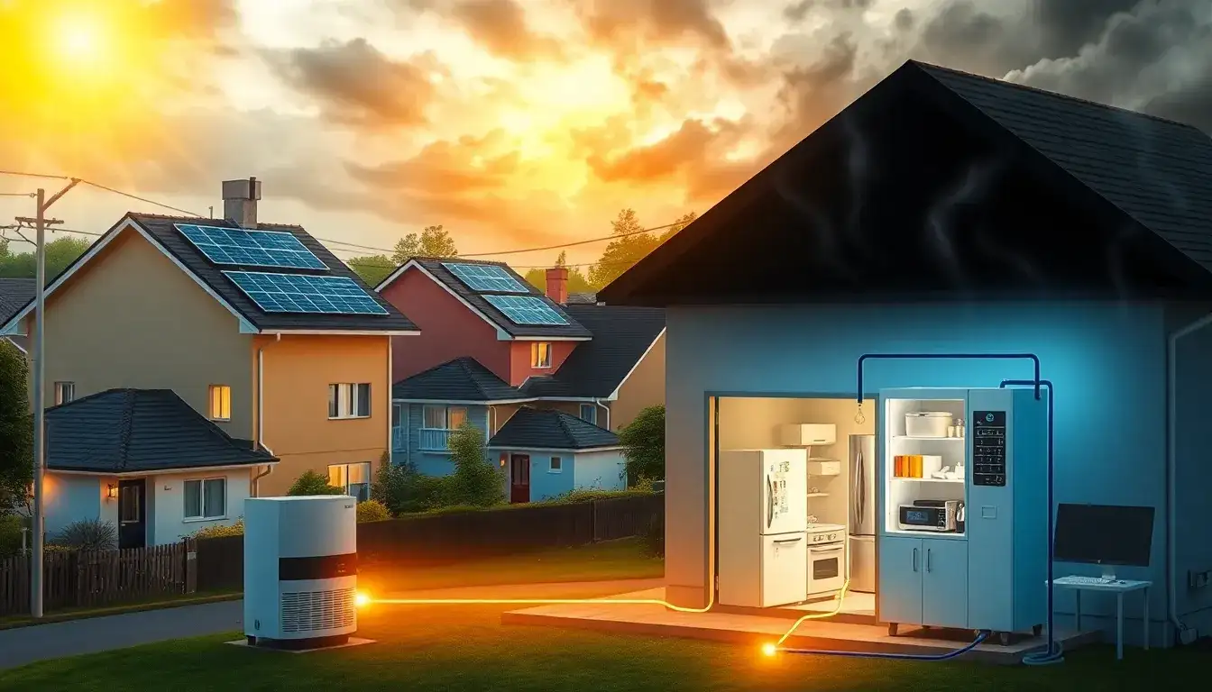 How do solar inverters contribute to energy independence during power outages