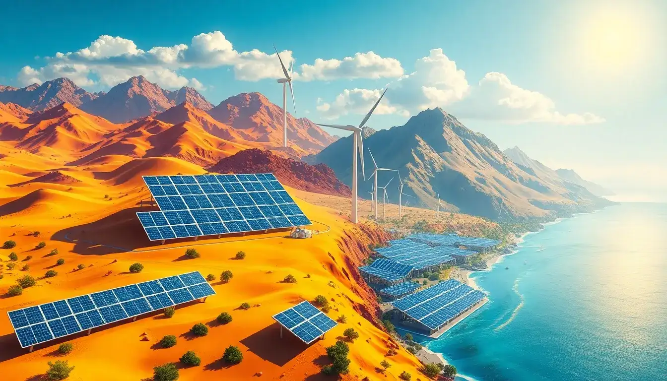 What role does geographical location play in the efficiency of solar power plants