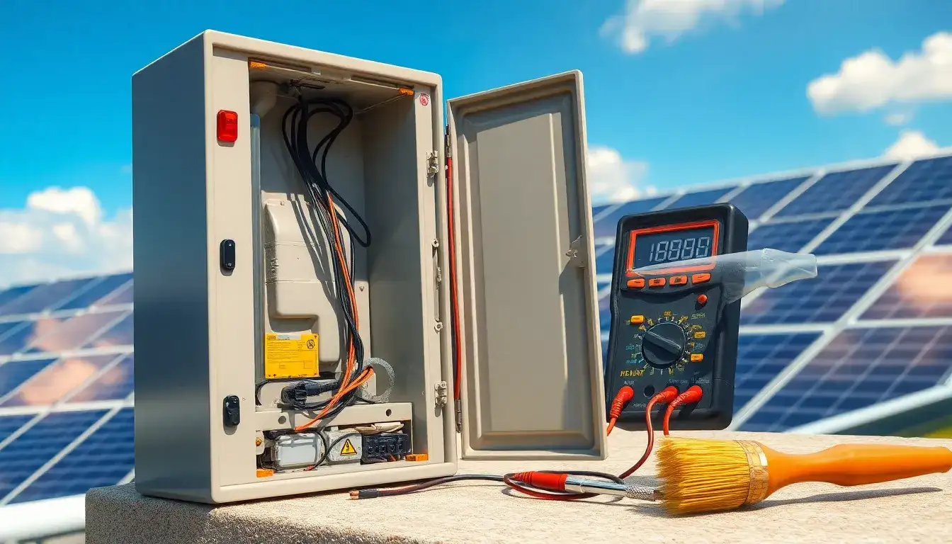 What are the signs that my solar inverter needs maintenance