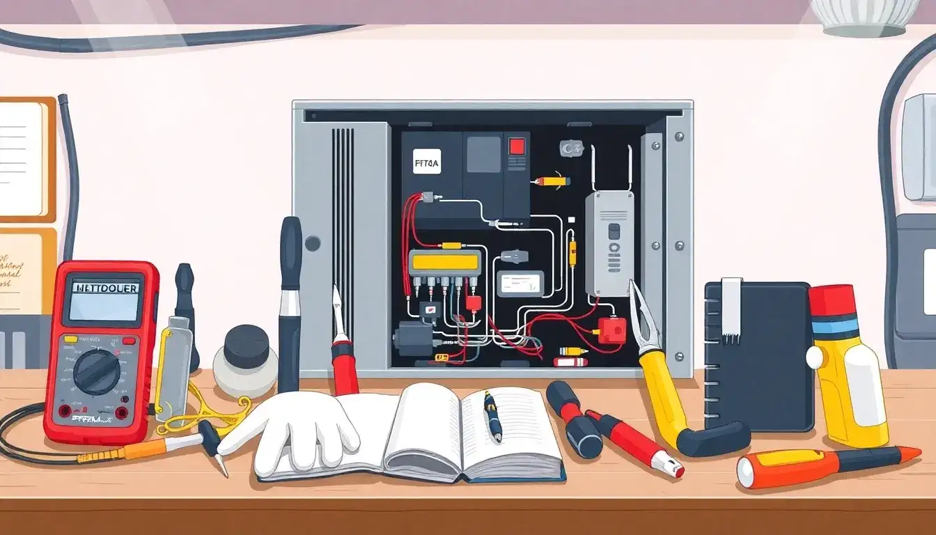 What tools do I need for regular solar inverter maintenance