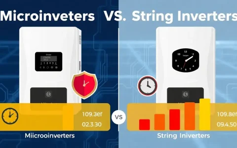 How does the warranty period of microinverters compare to that of string inverters