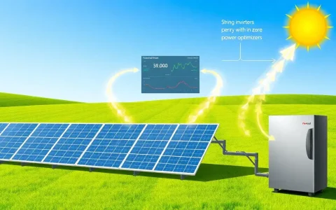 How do power optimizers affect the efficiency of string inverters