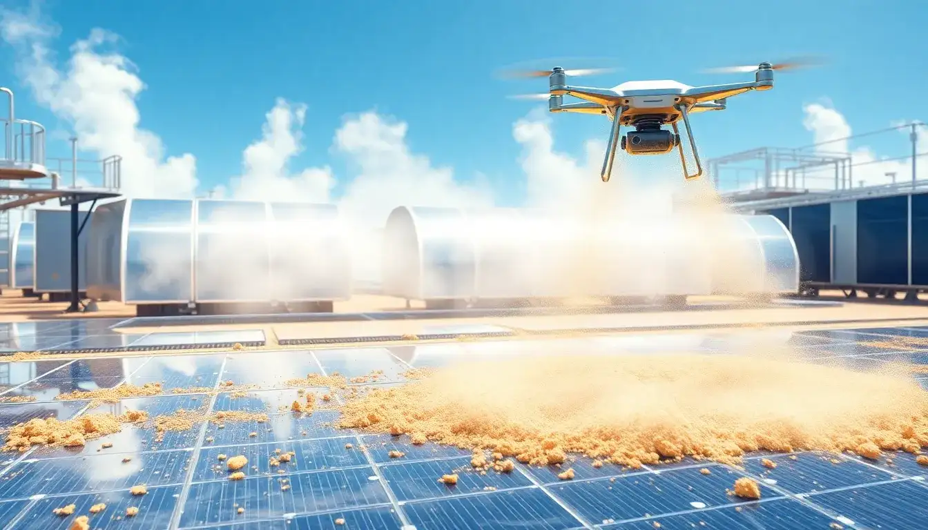 Can the electrostatic repulsion method be used for cleaning other types of solar panels, such as those used in solar thermal plants