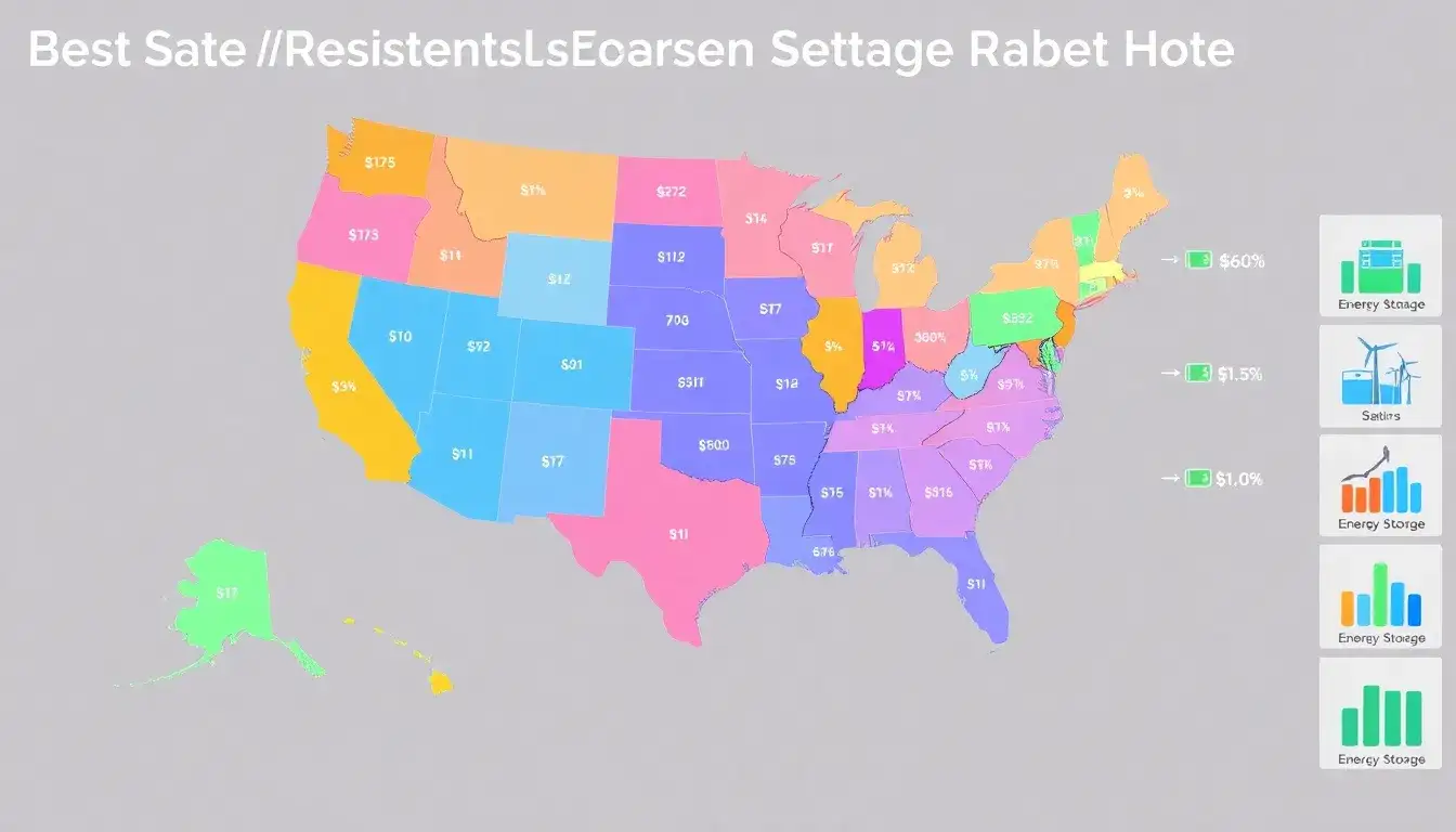 What are the best states for energy storage rebates