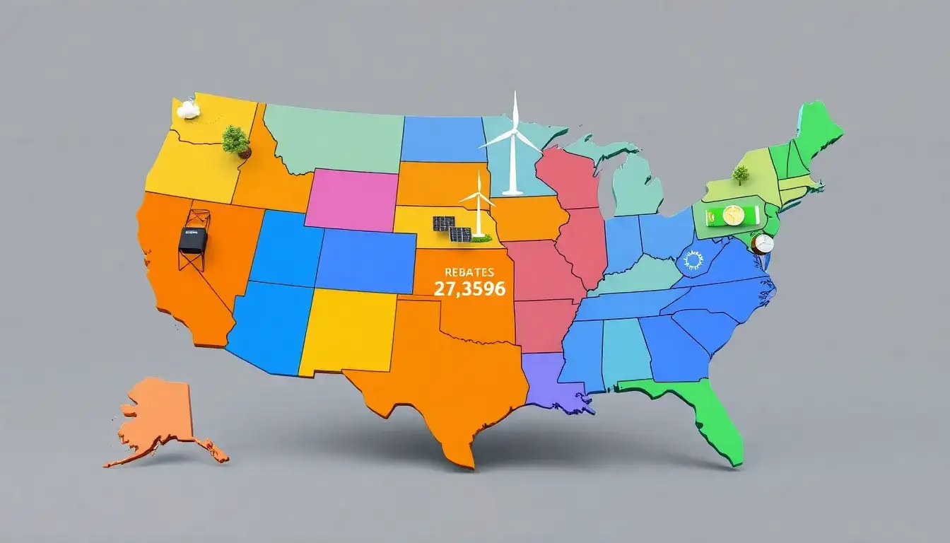 Which state offers the highest rebate for energy storage